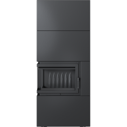 Braskamin SIMPLE 8VBS är en modern, snygg, effektiv och miljövänlig kamin med en färdiggjord stålkonstruktion i svart alternativ