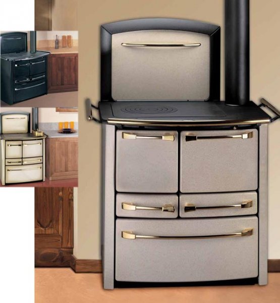 Vedspisar och kökspannor